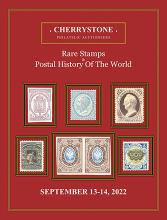 Cherrystone Auctions Rare Stamps & Postal History of the World 